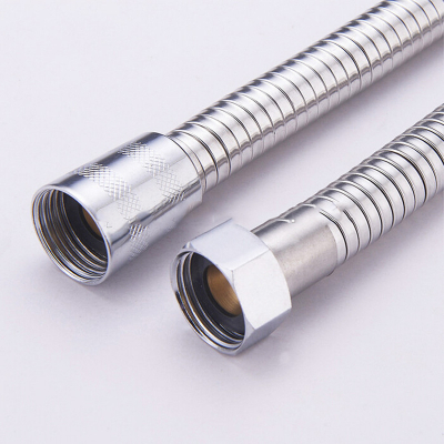 H-03 extensible chrome plated stainless steel shower hose pipe