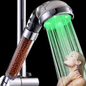 CE Automatic temperature controlled shower Heads With Temperature Sensor