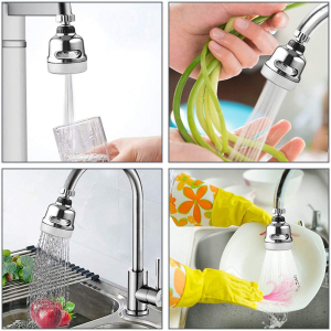 Movable Kitchen Faucet Head 360 Rotatable Faucet Sprayer Head Replacement Shower and Water Saving Faucet for Kitchen