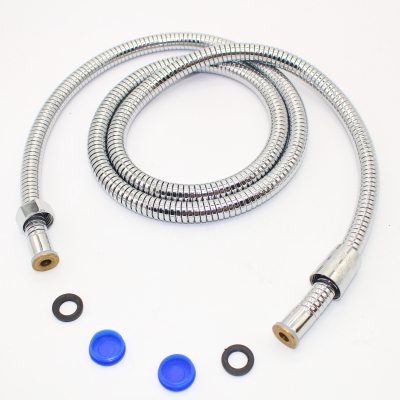 H-03 extensible chrome plated stainless steel shower hose pipe